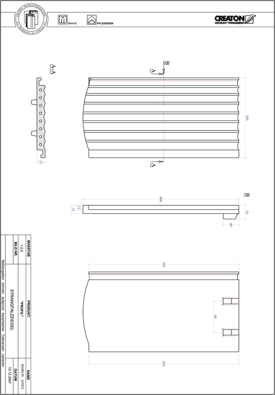 Fiser CAD produs PROFIL Taietura segment  STRANGFALZ-GEWELLT-1-1