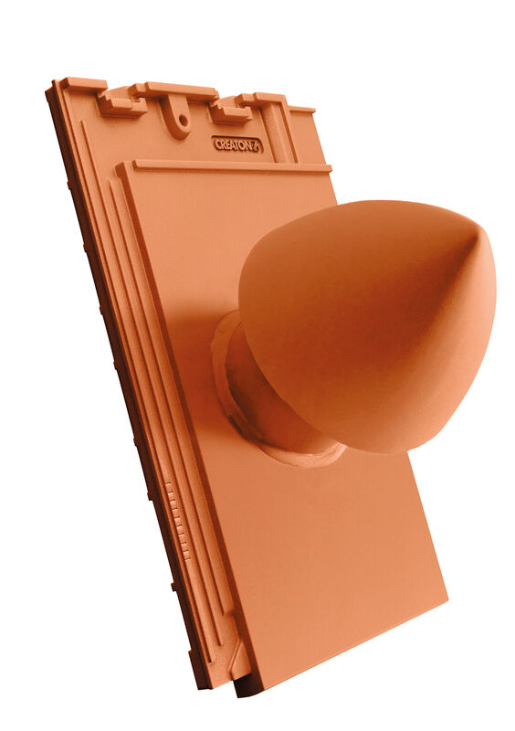 SIM Element tub aerisire argila NW 100 „SIGNUM“ Tip A cu furtun flexibil pentru conexiune incl. Adaptor „SIGNUM“