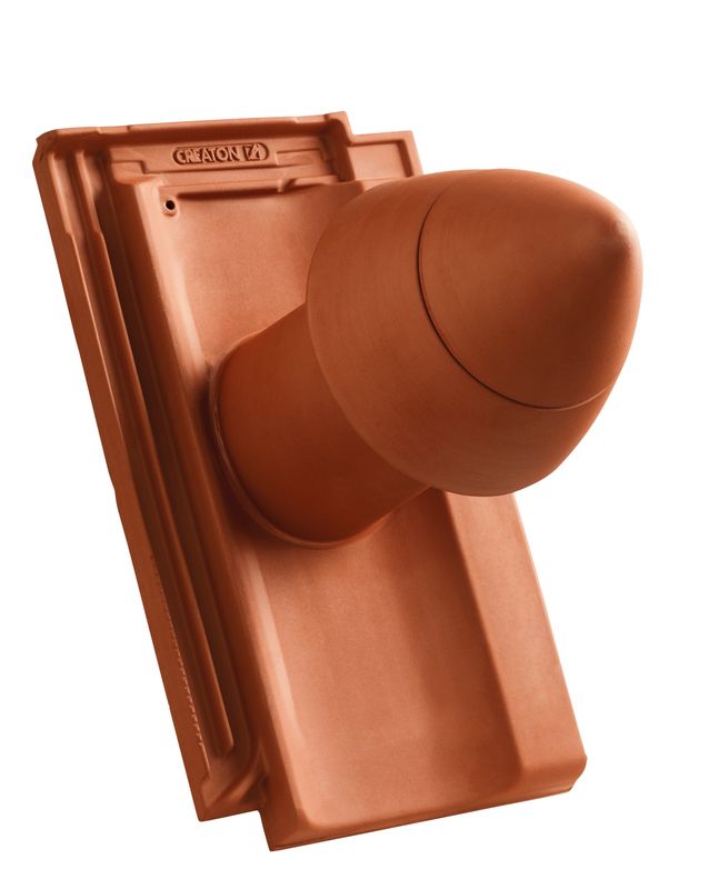 OPTIMA Element tub aerisire argila NW 100 „SIGNUM“ Tip A cu furtun flexibil pentru conexiune incl. Adaptor „SIGNUM“