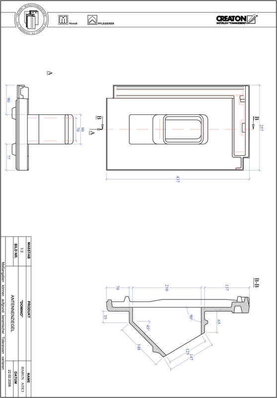 Fisier CAD produs DOMINO Antenă ANTENNE