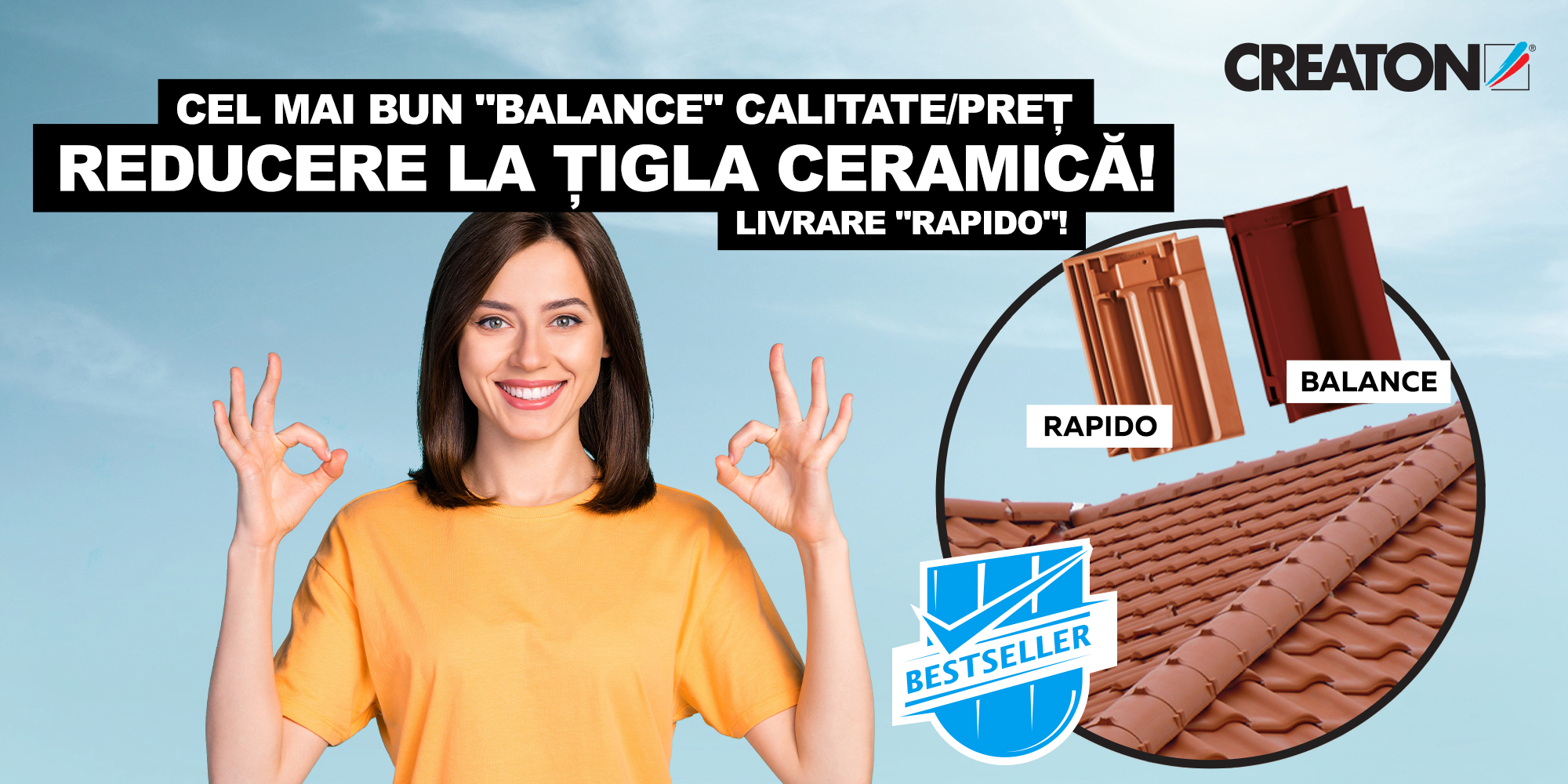 CREATON. Țiglă creată să dea tonul CREATON. Țiglă creată să dea tonul