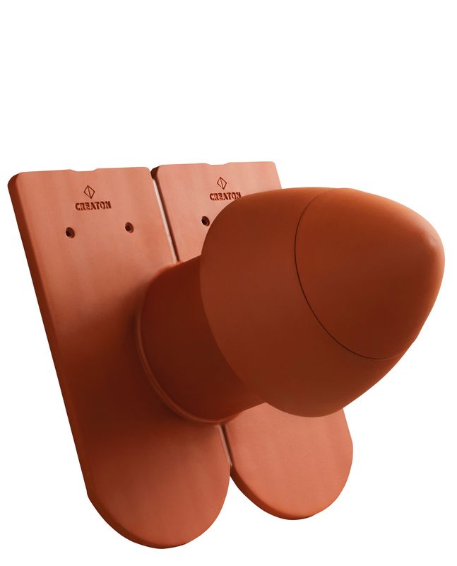 Element tub aerisire argila NW 125 „SIGNUM“ Tip F cu furtun flexibil pentru conexiune incl. Adaptor „SIGNUM“