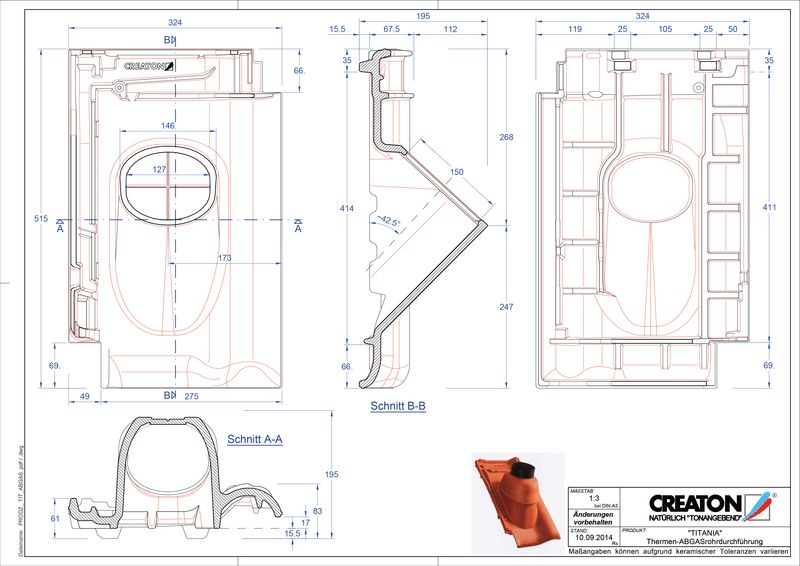 Fiser CAD produs TITANIA Termal THERME