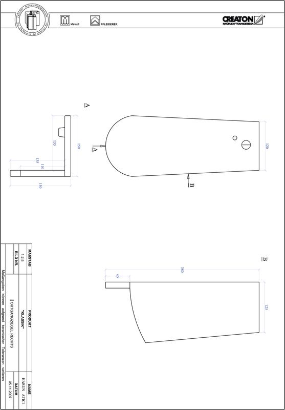 Fiser CAD produs KLASSIK decupaj rotund RUND-OGR-3-4