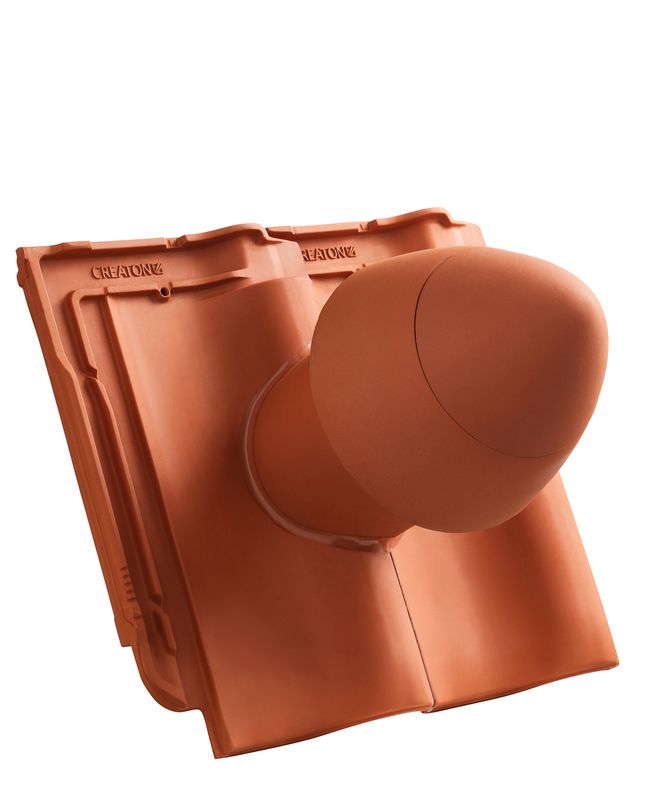 HAR. Element tub aerisire argila NW 125 „SIGNUM“ Tip F cu furtun flexibil pentru conexiune incl. Adaptor „SIGNUM“