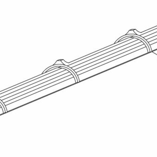Desen tehnic produs Coamă si inceput de coama  BMK-Firstziegel-Perspektive