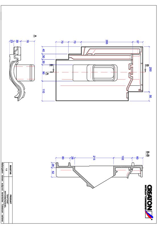 Fiser CAD produs SINFONIE Antenă ANTENNE