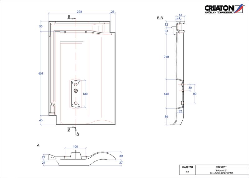 Fisier CAD produs BALANCE Element aluminiu  GRUNDALU
