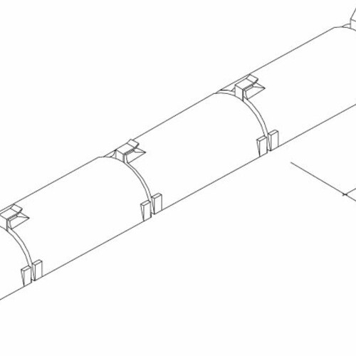 Desen tehnic produs Coamă si inceput de coama  PF-Firstziegel-Perspektive