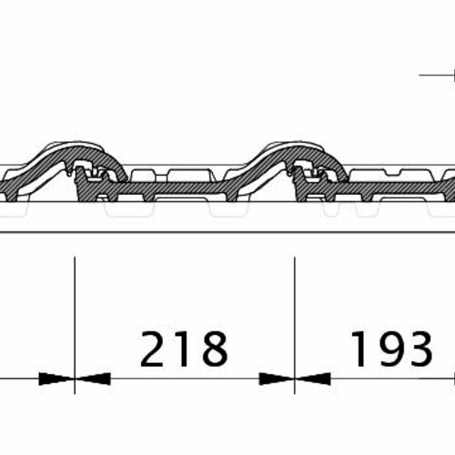 Desen tehnic produs MZ3 Ţiglă laterală dreapta   OBR