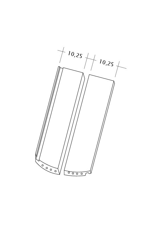 Desen tehnic produs PROFIL Strangfalz-glatt-1-2