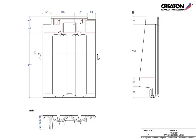 Fiser CAD produs RAPIDO laterală stânga OGL