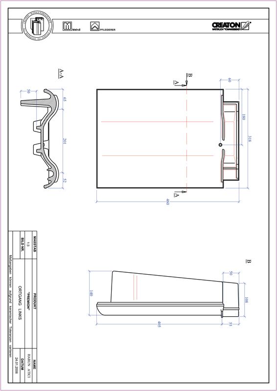 Fiser CAD produs PREMION laterală stânga OGL