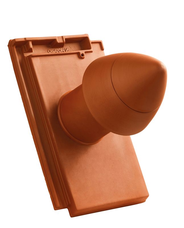 DOM Element tub aerisire argila NW 100 „SIGNUM“ Tip A cu furtun flexibil pentru conexiune incl. Adaptor „SIGNUM“