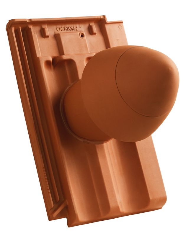 RAP Element tub aerisire argila NW 125 „SIGNUM“ Tip F cu furtun flexibil pentru conexiune incl. Adaptor „SIGNUM“