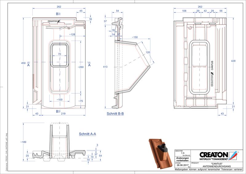 Fisier CAD produs CANTUS Antenă ANTENNE