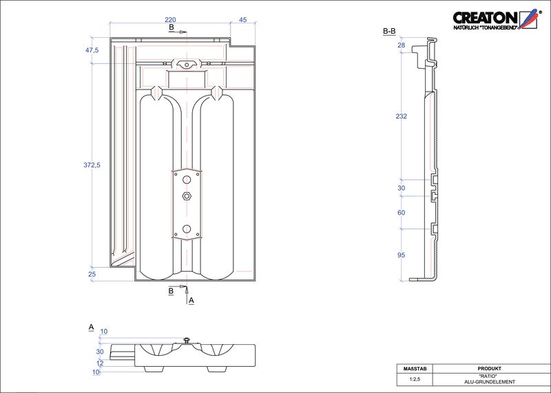 Fiser CAD produs RATIO Element aluminiu  GRUNDALU