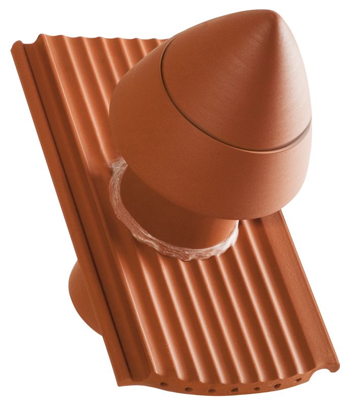 Element tub aerisire argila NW 100 „SIGNUM“ Tip A cu furtun flexibil pentru conexiune incl. Adaptor „SIGNUM“
