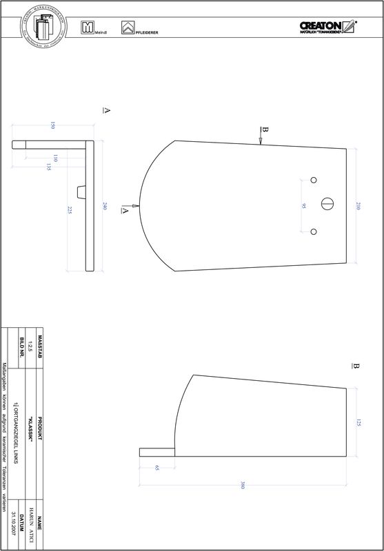 Fiser CAD produs KLASSIK decupaj rotund RUND-OGL-1-1-4