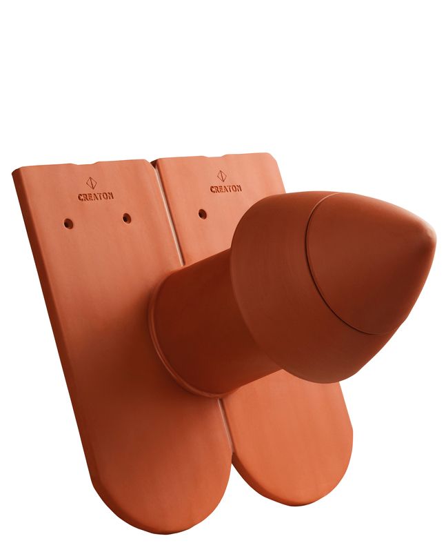 Element tub aerisire argila NW 100 „SIGNUM“ Tip A cu furtun flexibil pentru conexiune incl. Adaptor „SIGNUM“