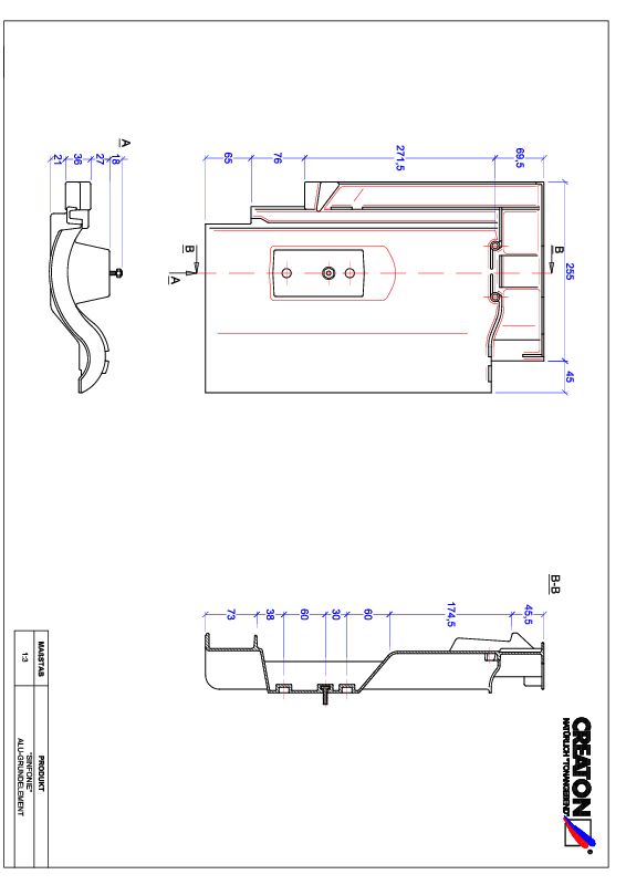 Fiser CAD produs SINFONIE Element aluminiu  GRUNDALU