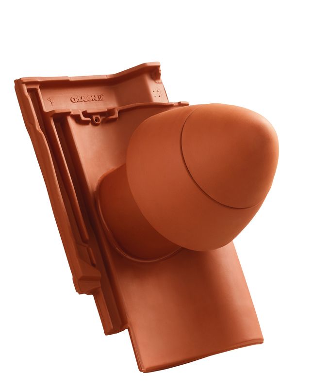 SIN. Element tub aerisire argila NW 125 „SIGNUM“ Tip F cu furtun flexibil pentru conexiune incl. Adaptor „SIGNUM“