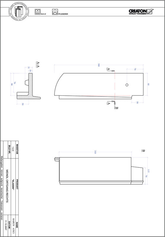 Fiser CAD produs KLASSIK decupaj rotund RUND-OGR