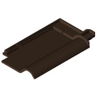 Product BIM model LOD 500 FUTURA dark brown engobed Field tile