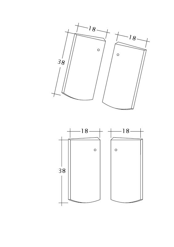 Desen tehnic produs PROFIL Kera-Saechs-18cm-Unterlaeufer