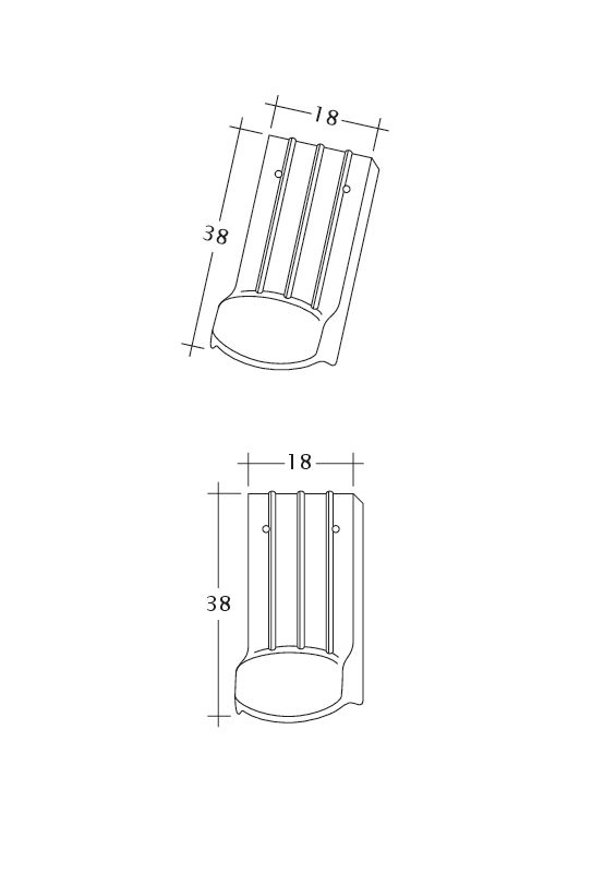 Desen tehnic produs PROFIL Kera-Saechs-18cm-LUEFTZ