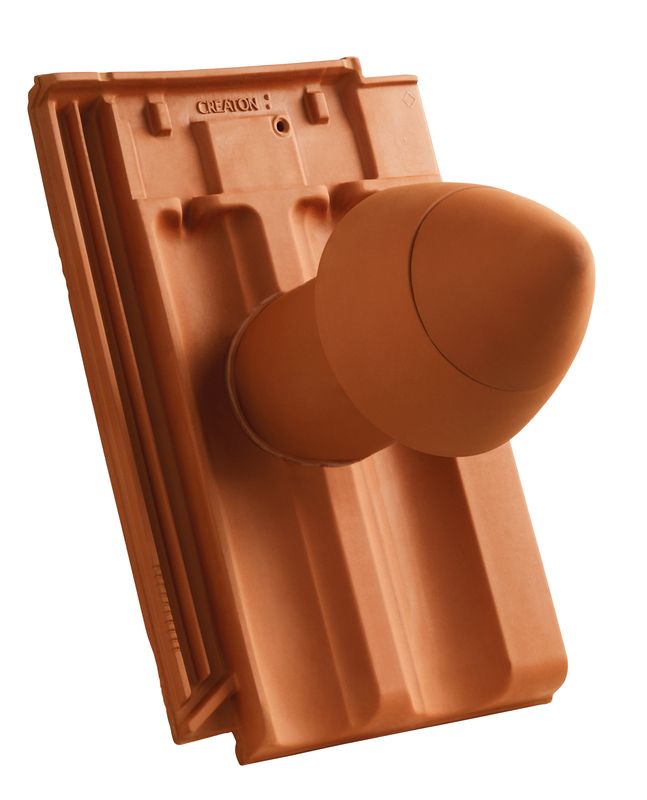 RAP Element tub aerisire argila NW 100 „SIGNUM“ Tip A cu furtun flexibil pentru conexiune incl. Adaptor „SIGNUM“