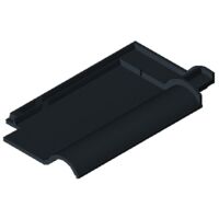 Product BIM model LOD 200 FUTURA black matt engobed Field tile