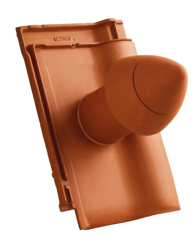BAL Element tub aerisire argila NW 100 „SIGNUM“ Tip A cu furtun flexibil pentru conexiune incl. Adaptor „SIGNUM“