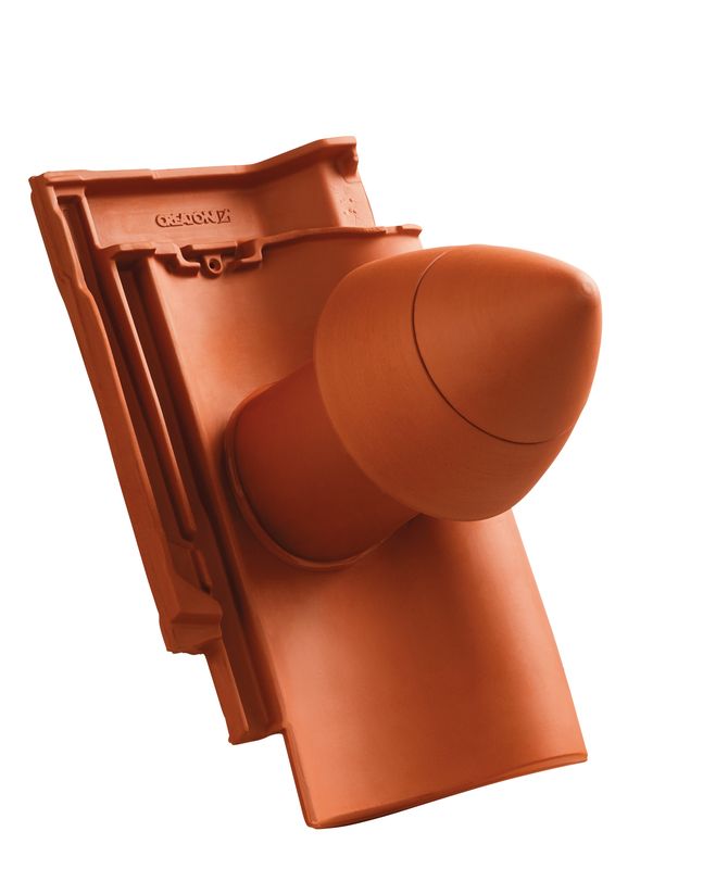 SIN. Element tub aerisire argila NW 100 „SIGNUM“ Tip A cu furtun flexibil pentru conexiune incl. Adaptor „SIGNUM“