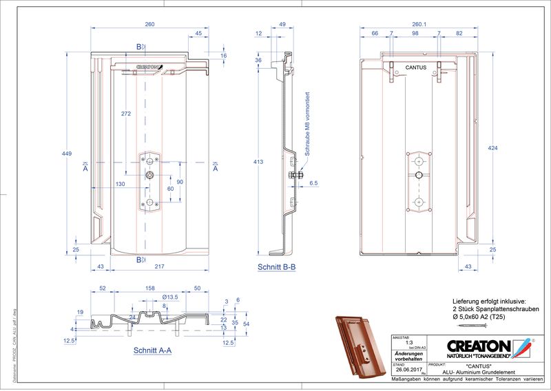Fisier CAD produs CANTUS Element aluminiu  GRUNDALU