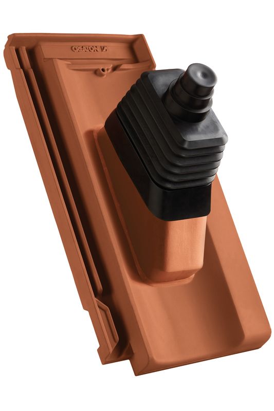 CAN Ţiglă de trecere din argila pentru antena NW 60 cu conexiune cauciuc incl. manseta EPDM