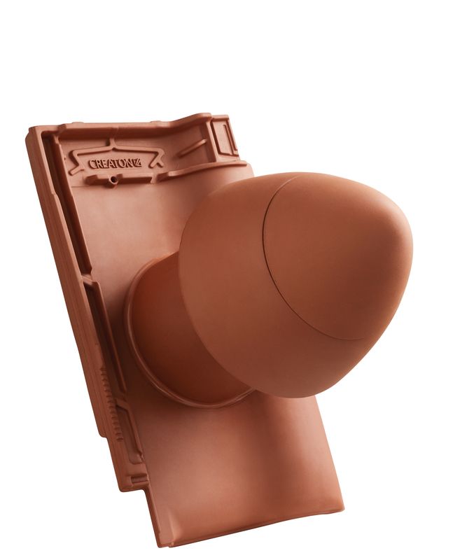 MZ3 Element tub aerisire argila NW 125 „SIGNUM“ Tip F cu furtun flexibil pentru conexiune incl. Adaptor „SIGNUM“