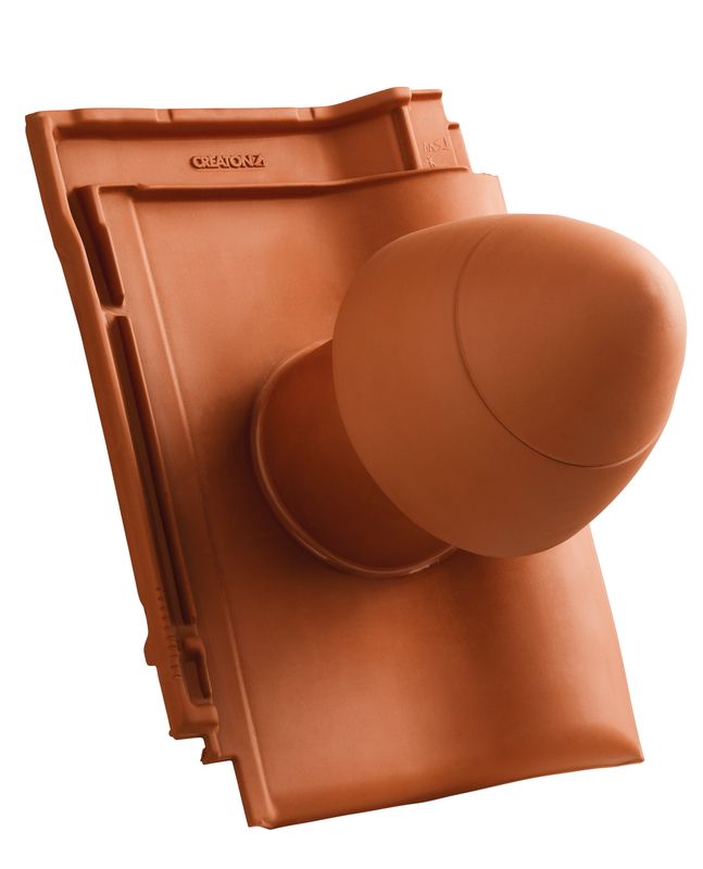 MAG Element tub aerisire argila NW 125 „SIGNUM“ Tip F cu furtun flexibil pentru conexiune incl. Adaptor „SIGNUM“