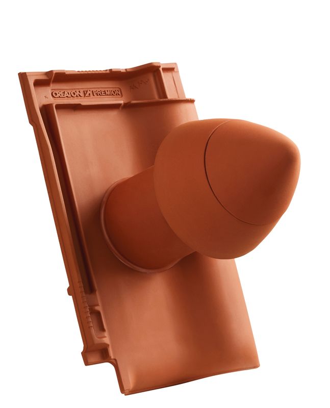 PRE Element tub aerisire argila NW 100 „SIGNUM“ Tip A cu furtun flexibil pentru conexiune incl. Adaptor „SIGNUM“
