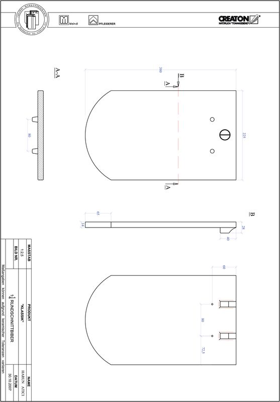 Fiser CAD produs KLASSIK decupaj rotund RUND-1-1-4