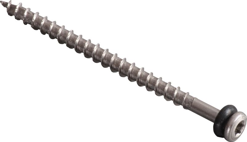 Şurub inox cu garnitură, lungime 70 mm