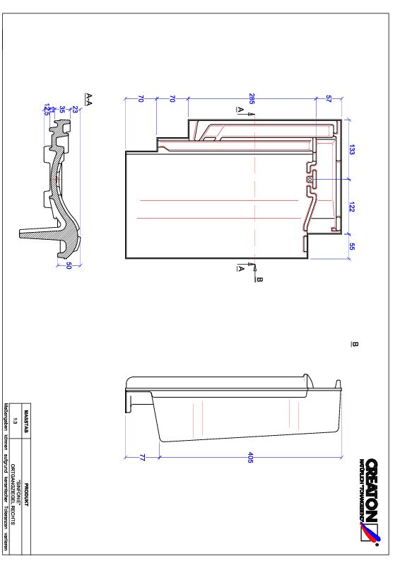 Fiser CAD produs SINFONIE laterală dreapta OGR